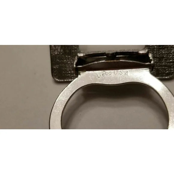 Square Silver Tone Scarf Clip