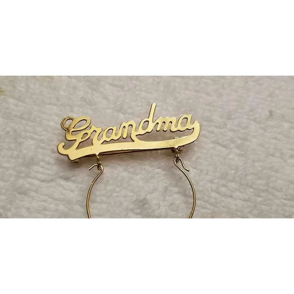 Grandma Charm Brooch