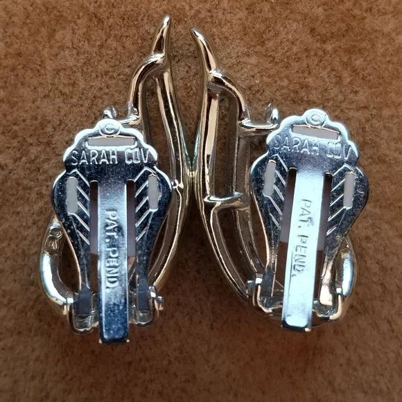Vintage Sarah Coventry "Stunning" Clip On Earrings