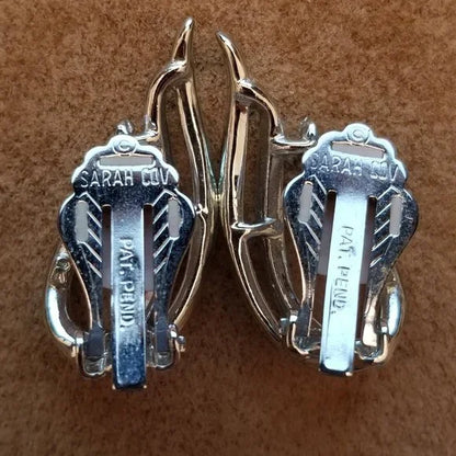 Vintage Sarah Coventry "Stunning" Clip On Earrings