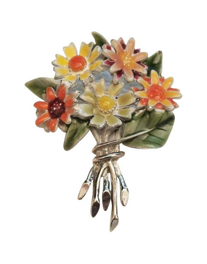 Bouquet of Flowers Brooch