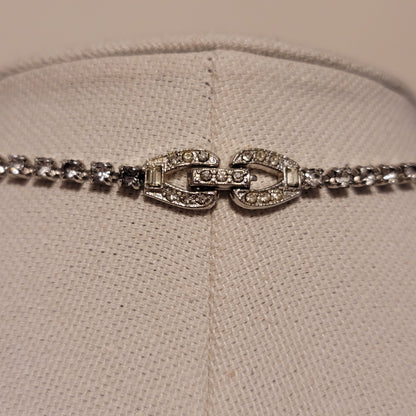 Vintage Weiss Rhinestone Necklaces