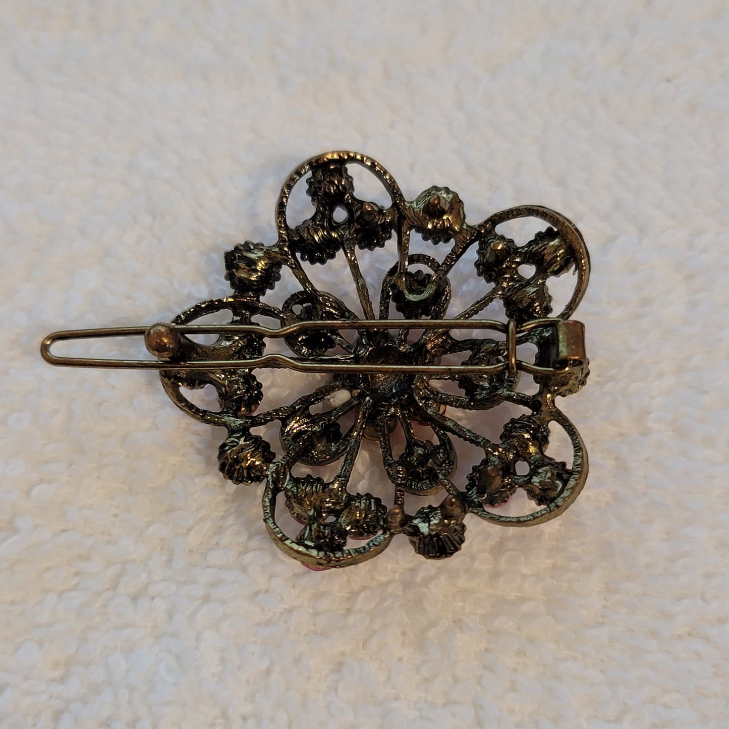 Rhinestone Hair Barrette Clip