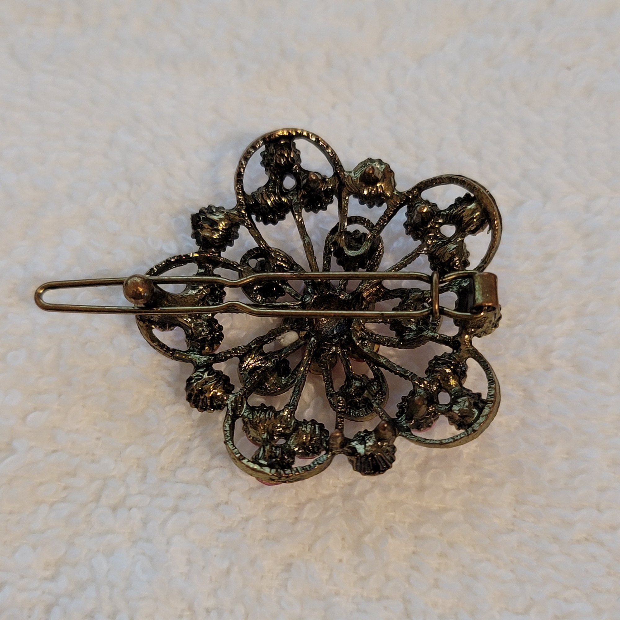 Rhinestone Hair Barrette Clip