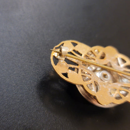 Vintage Rhinestone Brooch