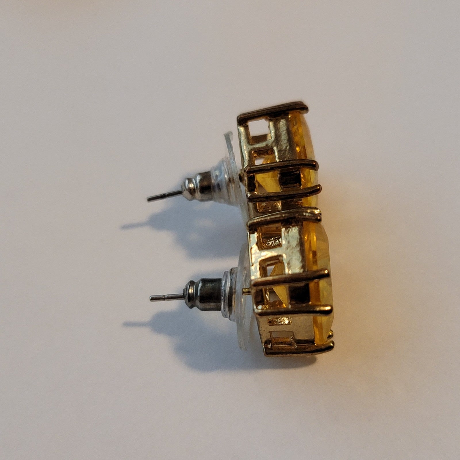 Yellow Stud Earrings