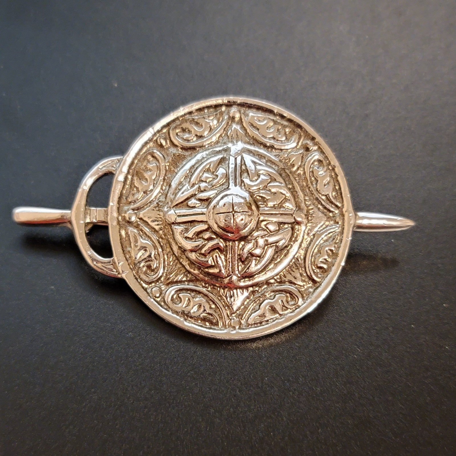 Silver Tone Brooch