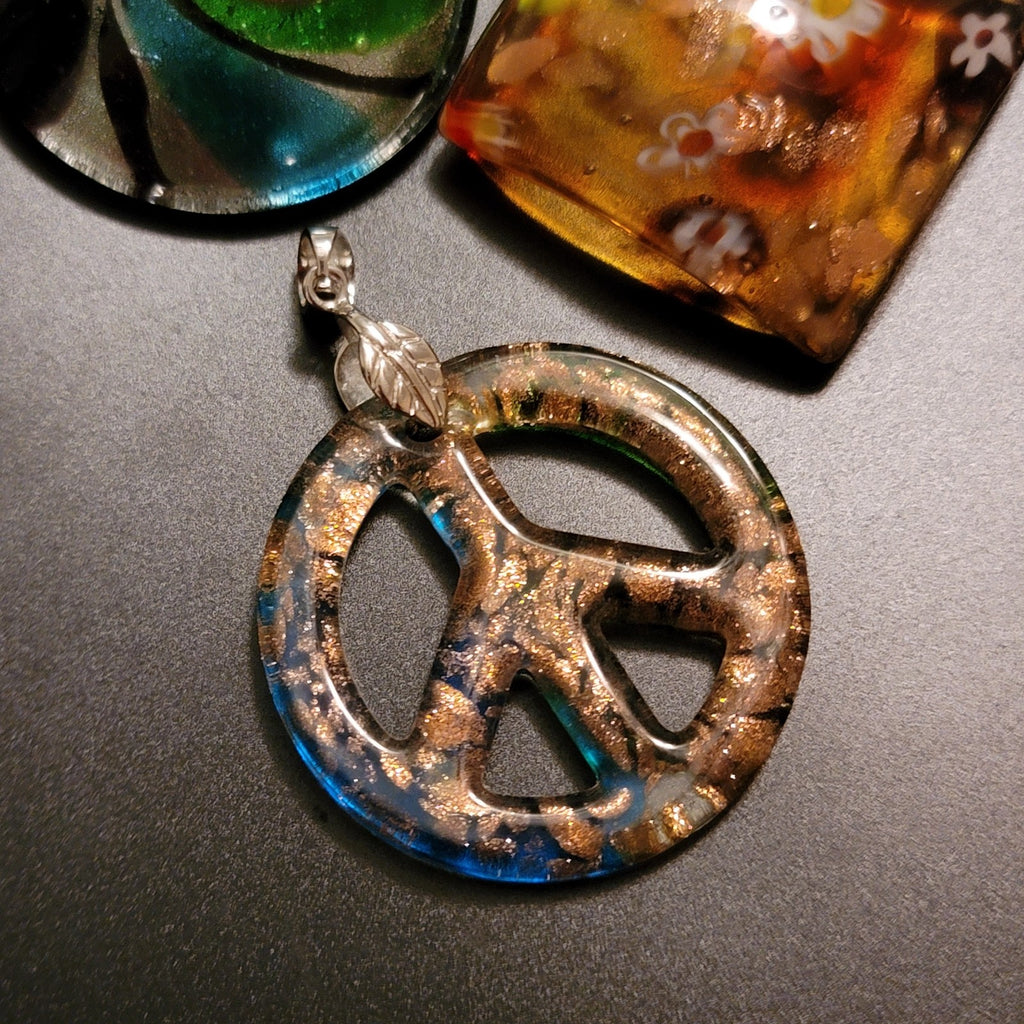 Lot of 5 Glass Pendants
