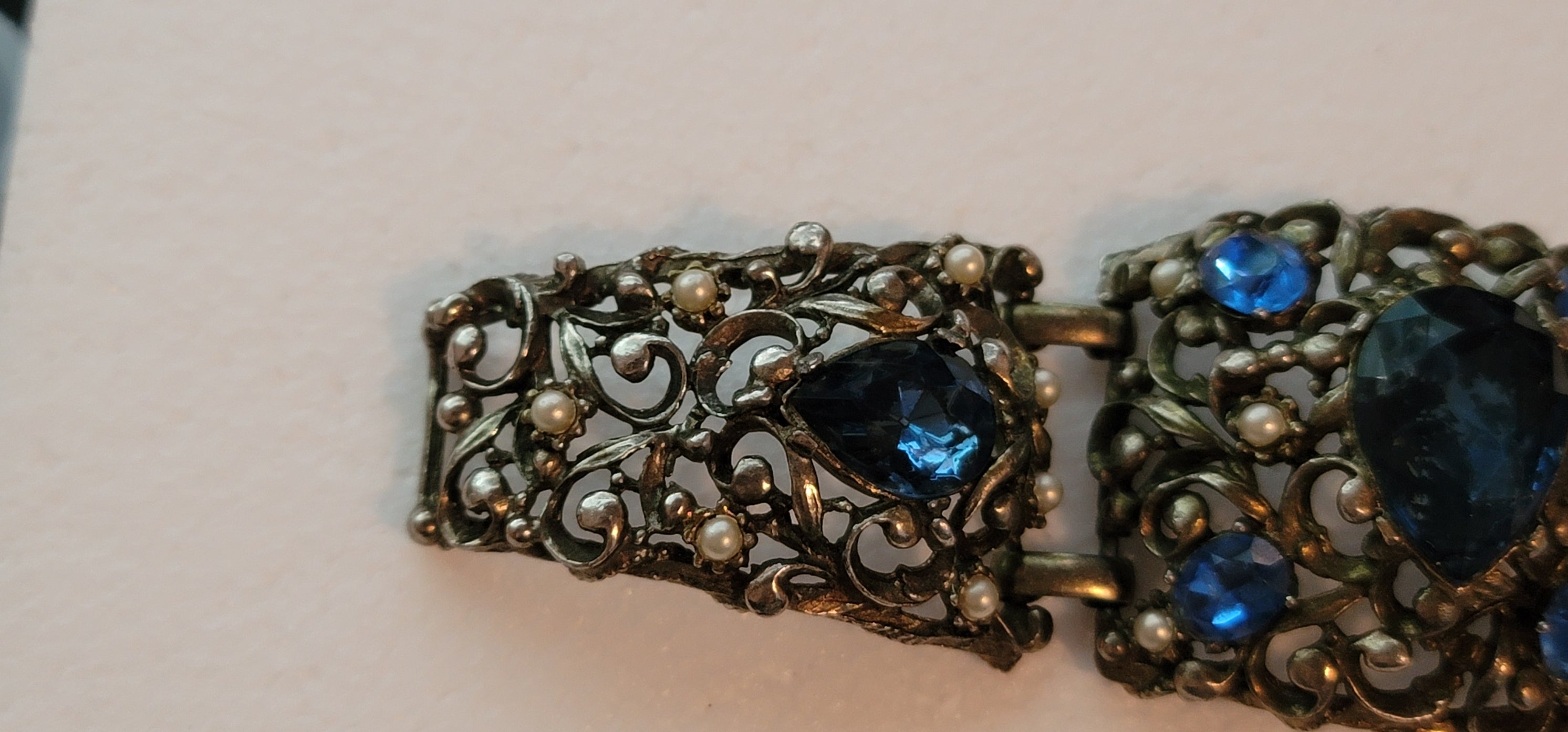 Vintage Statement Rhinestone Bracelet