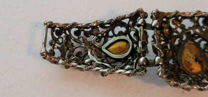Vintage Statement Rhinestone Bracelet