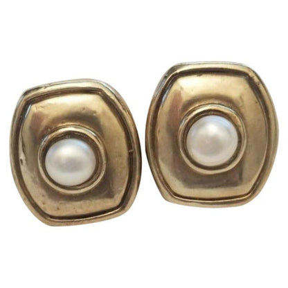Vermeil Simon Sebbag Clip On Earrings