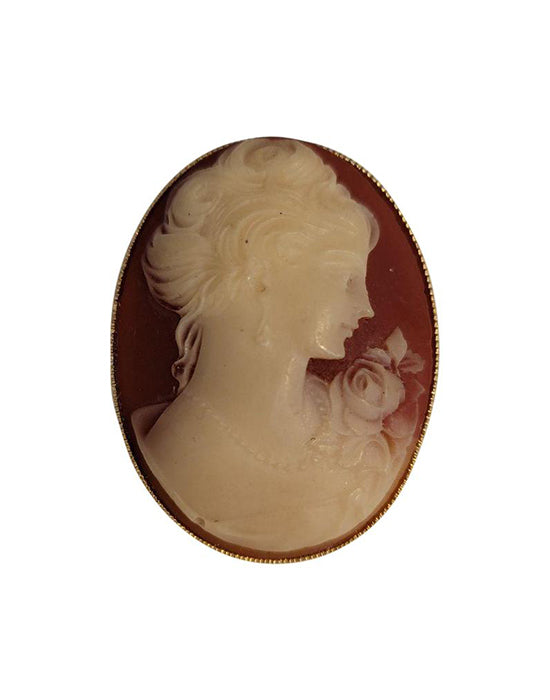 vintage cameo brooch pin