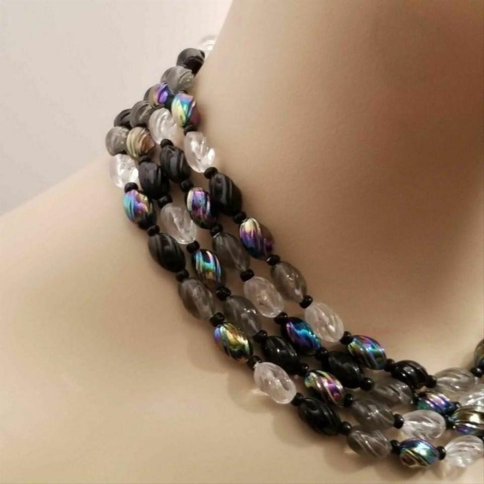 Vintage 4 Strand Beaded Necklace