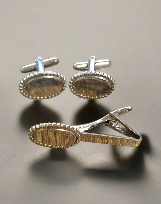 Silver Tone Cufflinks
